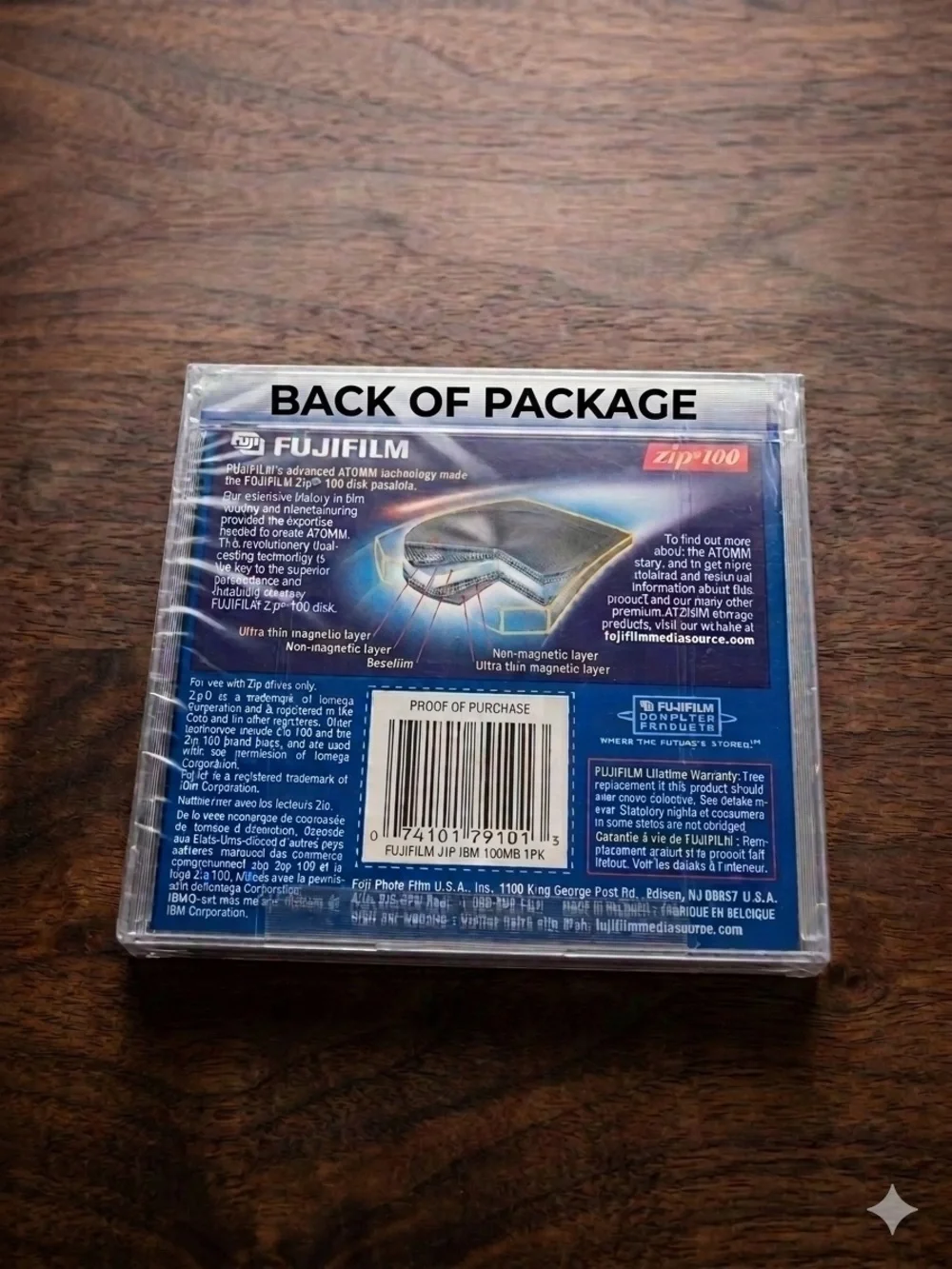 Vintage Fujifilm 100MB Zip Disk (IBM Formatted)